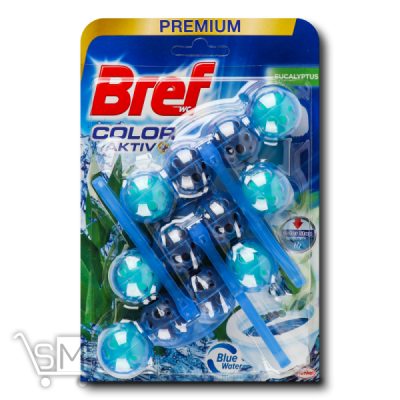 Сравнить цены на Блок для унітазу Bref Color Aktiv евкаліпт 3х50г