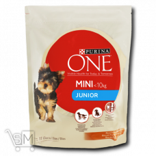 Корм сухой Purina ONE® MINI Junior с курицей и рисом для щенков мелких пород от 1 до 12 месяцев 800г Корм сухой Purina ONE® MINI Junior с курицей и рисом для щенков мелких пород от 1 до 12 месяцев 800г
