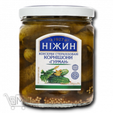 Корнішони Ніжин Гурман 450г