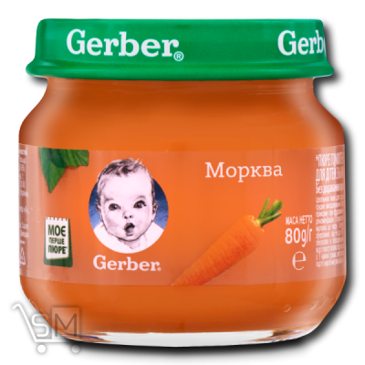 Сравнить цены на Пюре Gerber морква 80г