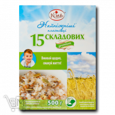 Пластівці Козуб Найніжніші Premium 15 складових 500г