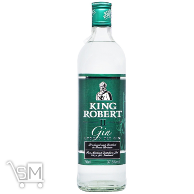 Сравнить цены на Джин King Robert II 37.5% 0,7л