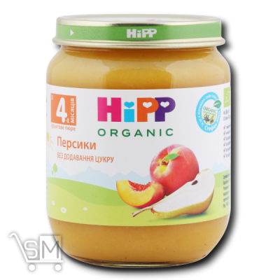 Сравнить цены на Пюре «HiPP» персики 125г