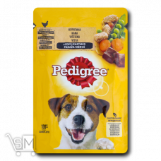 Корм «Pedigree» с курицей и овощами в соусе для собак 100г Корм «Pedigree» с курицей и овощами в соусе для собак 100г
