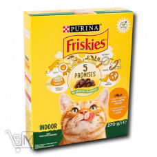 Корм для дорослих котів «Friskies» «Indoor» сухий з куркою та садовою травою 270г Корм для дорослих котів «Friskies» «Indoor» сухий з куркою та садовою травою 270г