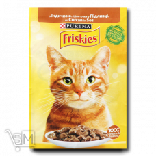 Корм для котів Friskies з індичкою шматочки у підливці 85г Корм для котів Friskies з індичкою шматочки у підливці 85г