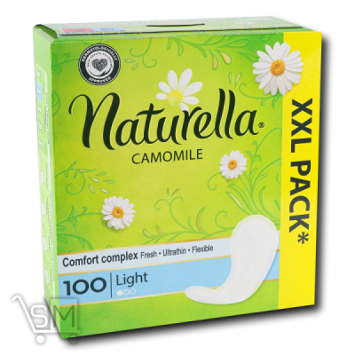 Сравнить цены на Прокладки ежедневные Naturella Camomile Light 100шт