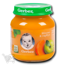Пюре Gerber Яблоко и тыква 130г