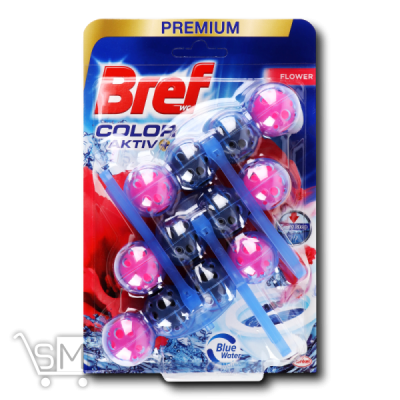 Сравнить цены на Туалетные блоки для унитаза Bref Color Activ Цветочная свежесть 3шт