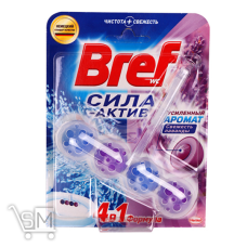 Туалетний блок для унітазу Bref Сила Актив Лаванда 1шт