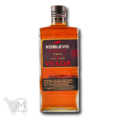 Сравнить цены на Коньяк Koblevo V.V.S.O.P. 5 лет 40% 0,5л