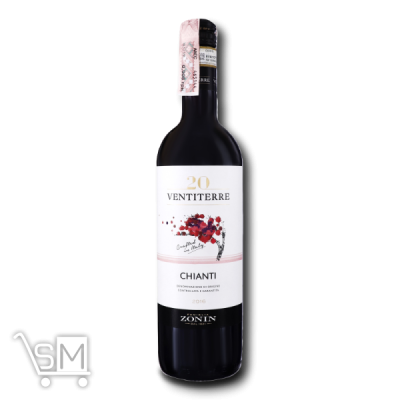 Сравнить цены на Вино Zonin Chianti красное сухое 12,5% 0,75л