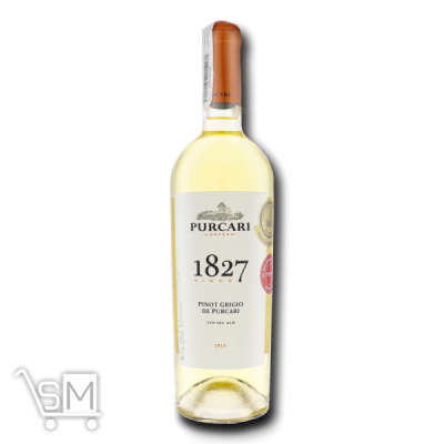 Сравнить цены на Вино Purcari Pinot Grigio белое сухое 13,5% 0,75л