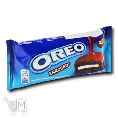 Сравнить цены на Печенье Oreo глазированное с ванильным вкусом и какао 41г