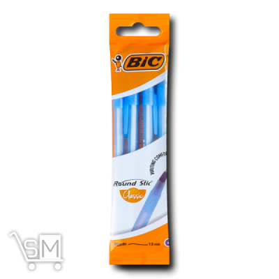 Сравнить цены на Ручки BIC Round Stic кулькові сині 4шт