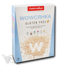 Хлопья овсяные Dobrodiya Wowсянка без глютена из цельного зерна 450г