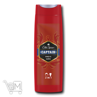 Сравнить цены на Гель для душа + шампунь Old Spice Captain 2в1 400мл