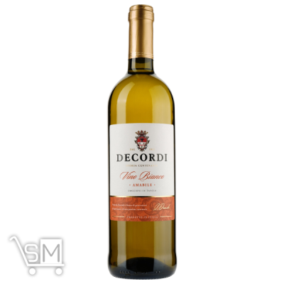Сравнить цены на Вино Decordi Vino Bianco белое полусладкое 10% 0,75л