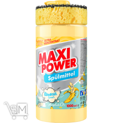 Сравнить цены на Средство для мытья посуды Maxi Power Банан 0,5л