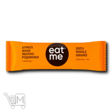 Батончик зерновой «Eat Me» со вкусом финик-курага-изюм-яблоко 40г Батончик зерновой «Eat Me» со вкусом финик-курага-изюм-яблоко 40г