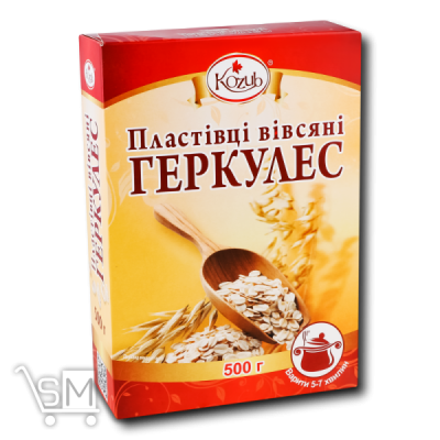 Сравнить цены на Хлопья овсяные Козуб Геркулес 500г