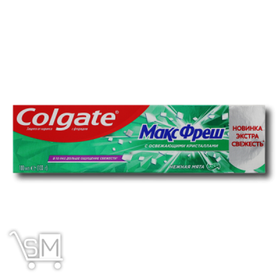 Сравнить цены на Зубна паста «Colgate» «Макс Фреш» Ніжна Мʼята 100мл