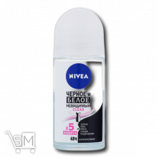 Дезодорант «Nivea» «Черное и Белое» Невидимый Clear шариковый 50мл