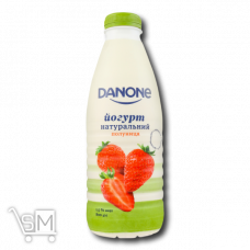 Йогурт «Danone» со вкусом клубники 1,5% 800г Йогурт «Danone» со вкусом клубники 1,5% 800г