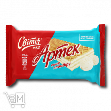 Вафли «Світоч» «Артек» вкус Пломбира 250г