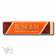 Батончик «Roshen» молочно-шоколадный с карамельной начинкой 40г