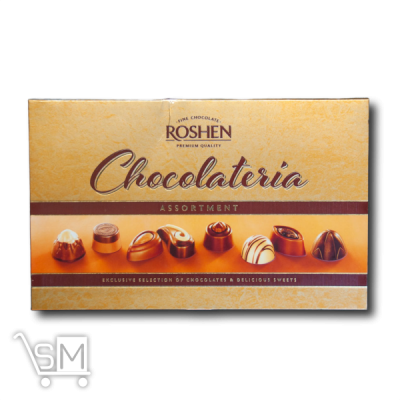 Сравнить цены на Конфеты «Roshen» «Chocolateria» 256г
