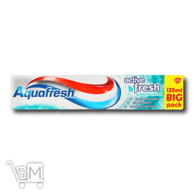 Сравнить цены на Зубная паста «Aquafresh» «Activ» Fresh with Mentol 125мл