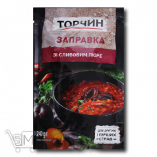 Заправка Торчин «Сливовое пюре» для первых и вторых блюд 240г