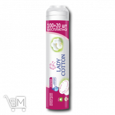 Ватные диски «Lady Cotton» косметические 120шт.
