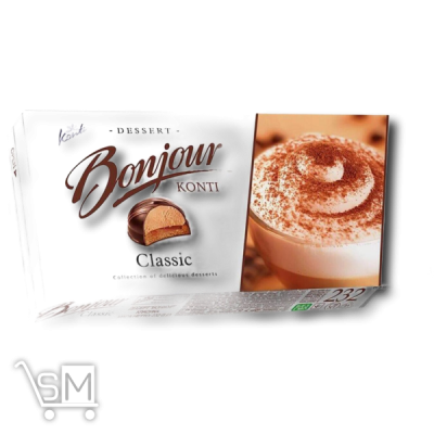 Сравнить цены на Десерт «Konti» «Bonjour» «Классика» 232г