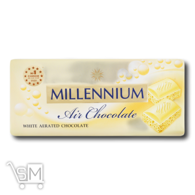 Сравнить цены на Шоколад білий пористий «Millennium» 85г