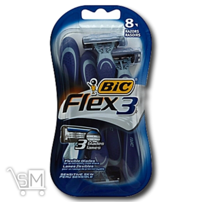 Сравнить цены на Бритва мужская «BIC» «Flex 3» 3шт.