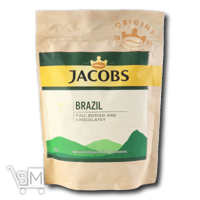 Сравнить цены на Кофе растворимый «Jacobs» «Brazil» 150г