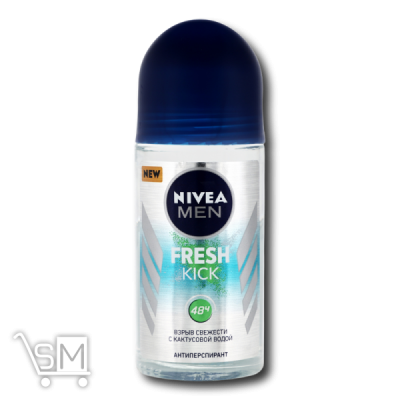 Сравнить цены на Дезодорант «Nivea Men» «Fresh Kick» роликовий 50мл