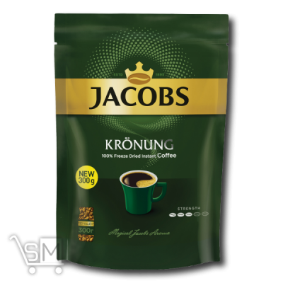 Сравнить цены на Кава «Jacobs Kronung» розчинна 300г