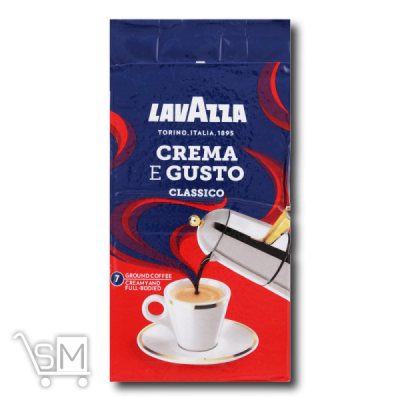 Сравнить цены на Кофе «Lavazza Crema» «e Gusto» молотый 250г