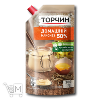 Сравнить цены на Майонез «Торчин» «Домашний» 300г