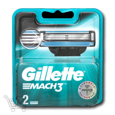 Сравнить цены на Картриджі для гоління «Gillette» «Mach3» 2шт.