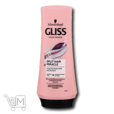 Сравнить цены на Бальзам «Gliss» «Split Hair Miracle» для поврежденных волос и секущихся кончиков 200мл