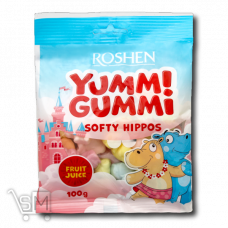 Конфеты «Yummi Gummi» «Softy Hippos» 100г