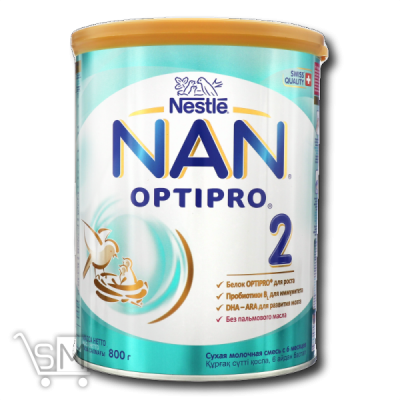 Сравнить цены на Суміш молочна «Nestle» «Nan 2 Optirpo» суха від 6 місяців 800г
