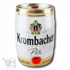 Пиво светлое фильтрованное пастеризованное Pils Krombacher ж/б 4.8% 5л