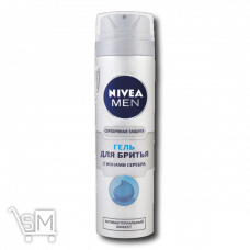 Гель для бритья «Nivea Men» «Серебряная защита» с ионами серебра 200мл
