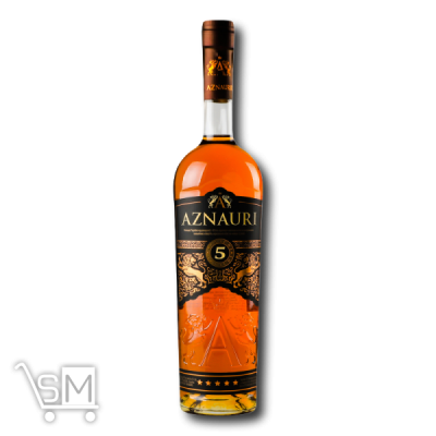 Сравнить цены на Коньяк «Aznauri» 5* 40% 0,5 л