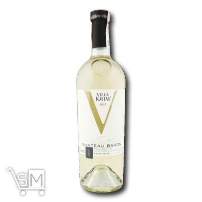 Сравнить цены на Вино «Villa Krim» «Шато Барон» напівсолодке біле 9-13% 0,75л
